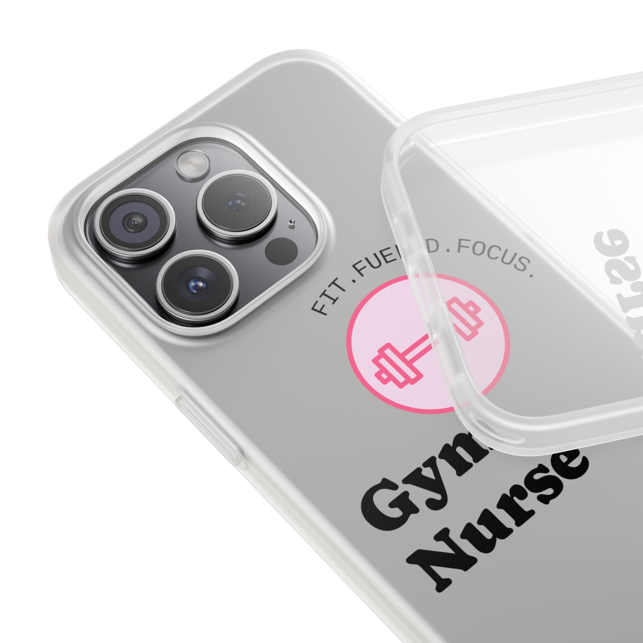 Gym Nurse Phone Case — Fit, Fueled, Focus Design